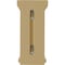 Ekena Millwork 4 3/4"W x 5"D x 10"H Traditional Recessed Corbel, Alder COR04X05X10TRAL - alternate 2